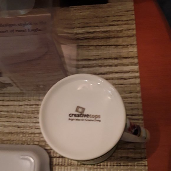 Creative Tops Olive Oil Time for Tea Gift Fine China Mug Scatter Tray Coaster - Picture 10 of 12